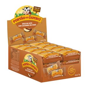 Doce de Leite com castanha do Pará DP 1kg (40 unidades de 25g)
