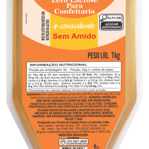 Bisnaga de Doce de Leite ZERO LACTOSE - Uso Profissional